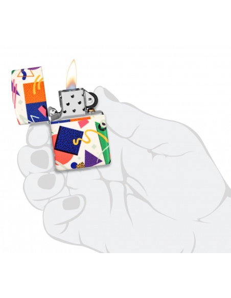 Brichetă Zippo 46286 Throwback Pattern Glow in the Dark