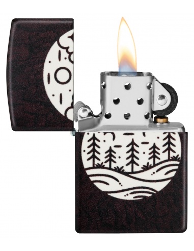 Brichetă Zippo 46287 Moonlit Field Glow in the Dark