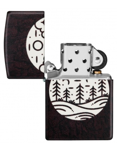 Brichetă Zippo 46287 Moonlit Field Glow in the Dark