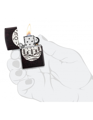 Brichetă Zippo 46287 Moonlit Field Glow in the Dark