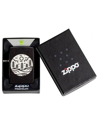 Brichetă Zippo 46287 Moonlit Field Glow in the Dark