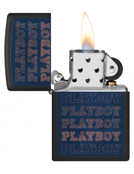 Brichetă Zippo 46272 Playboy Bunny Logo Black Light