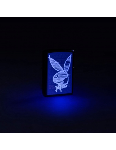 Brichetă Zippo 46272 Playboy Bunny Logo Black Light
