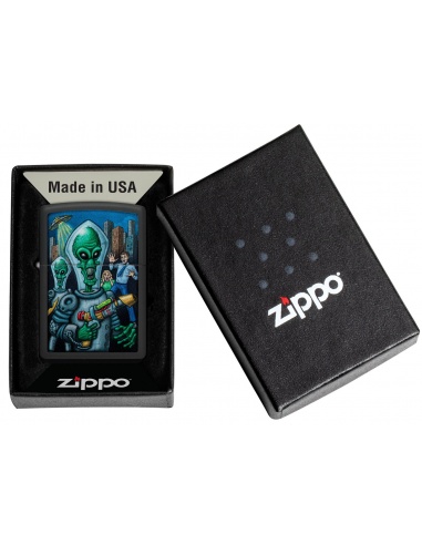 Brichetă Zippo 46250 2-Sided Alien Attack