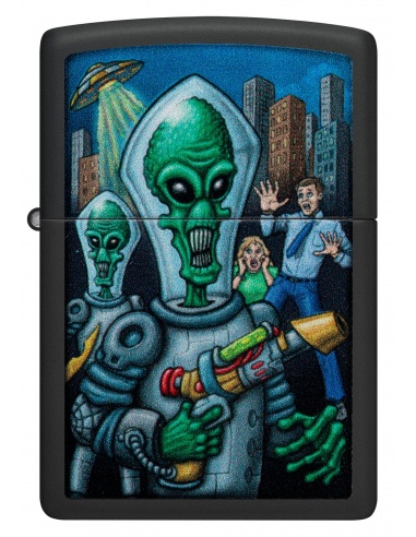 Brichetă Zippo 46250 2-Sided Alien Attack