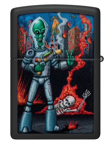 Brichetă Zippo 46250 2-Sided Alien Attack