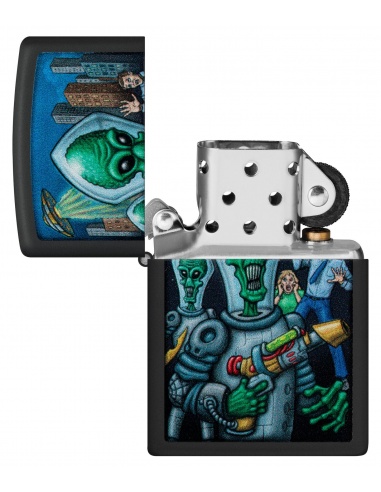 Brichetă Zippo 46250 2-Sided Alien Attack