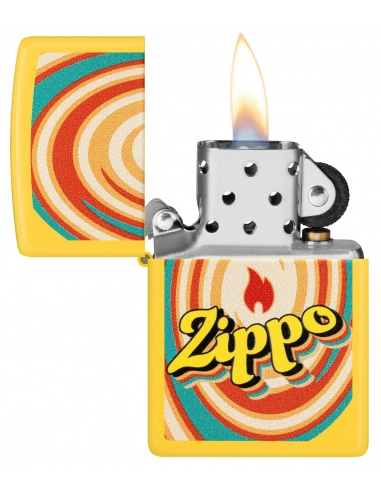 Brichetă Zippo 46570 Hypnotic Spiral and Logo