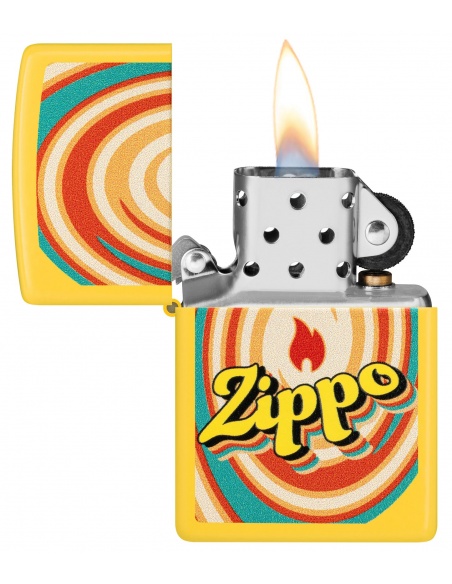 Brichetă Zippo 46570 Hypnotic Spiral and Logo