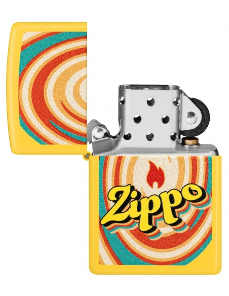 Brichetă Zippo 46570 Hypnotic Spiral and Logo