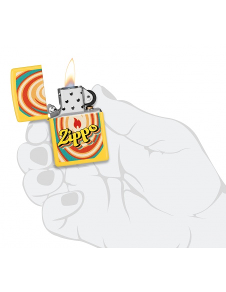 Brichetă Zippo 46570 Hypnotic Spiral and Logo