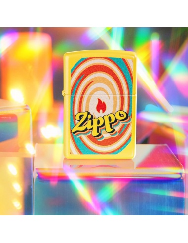 Brichetă Zippo 46570 Hypnotic Spiral and Logo
