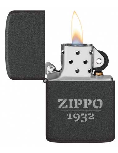 Brichetă Zippo 46567 Black Crackle 1941 Vintage Design