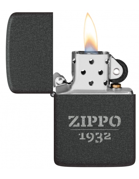 Brichetă Zippo 46567 Black Crackle 1941 Vintage Design