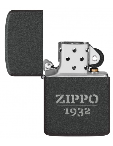 Brichetă Zippo 46567 Black Crackle 1941 Vintage Design
