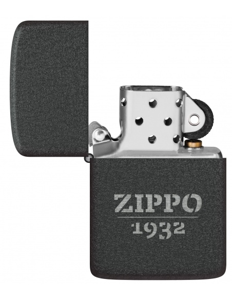 Brichetă Zippo 46567 Black Crackle 1941 Vintage Design
