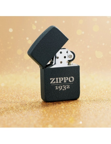 Brichetă Zippo 46567 Black Crackle 1941 Vintage Design