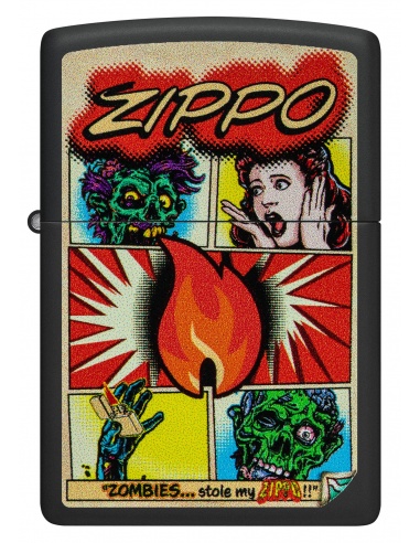 Brichetă Zippo 46229 Comic Book Zombies and Logo