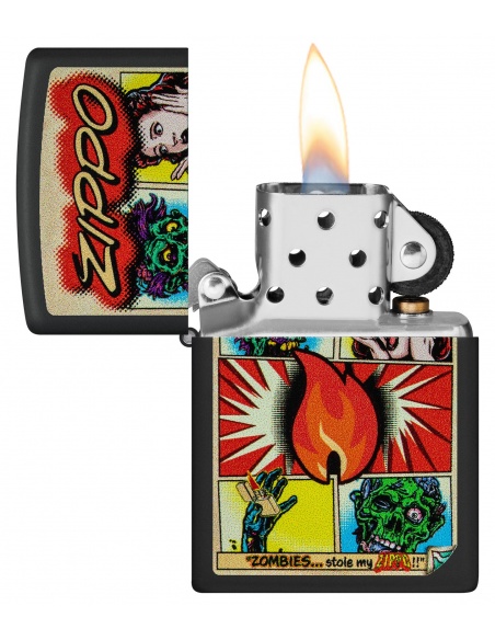 Brichetă Zippo 46229 Comic Book Zombies and Logo