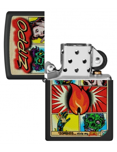 Brichetă Zippo 46229 Comic Book Zombies and Logo
