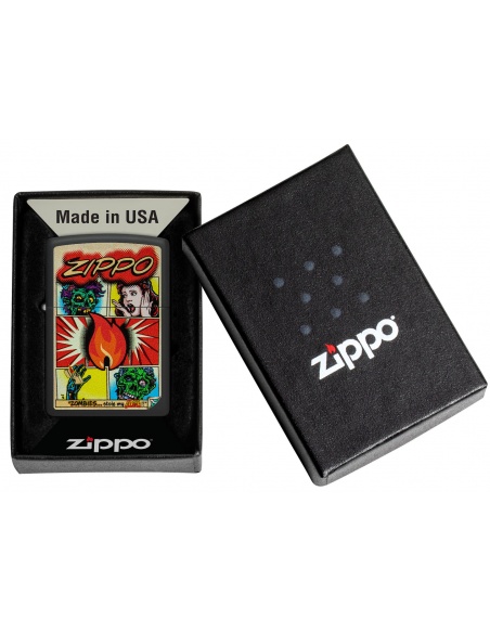 Brichetă Zippo 46229 Comic Book Zombies and Logo