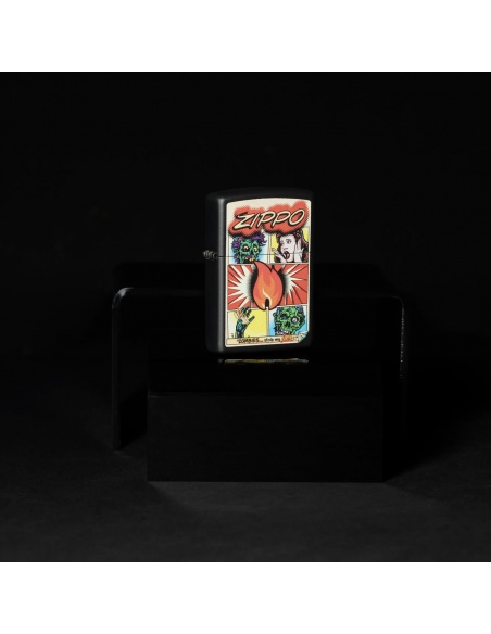 Brichetă Zippo 46229 Comic Book Zombies and Logo