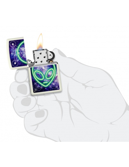 Brichetă Zippo 46288 Alien Glow in the Dark