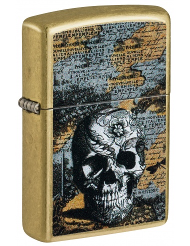Brichetă Zippo 46577 Floral Skull