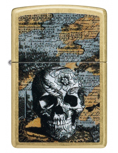 Brichetă Zippo 46577 Floral Skull
