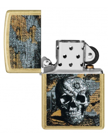 Brichetă Zippo 46577 Floral Skull