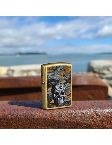 Brichetă Zippo 46577 Floral Skull