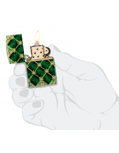 Brichetă Zippo 46265 Argyle Cannabis Leaf