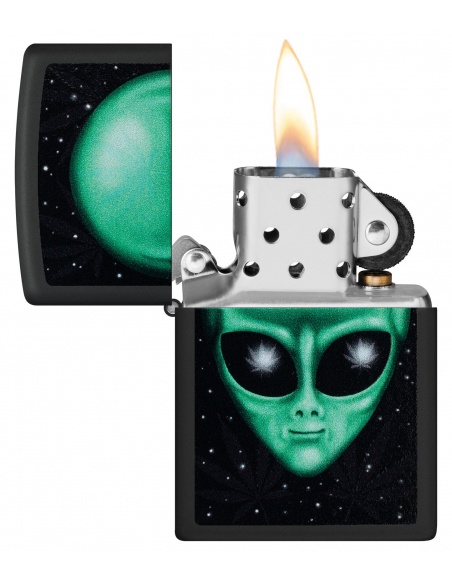 Brichetă Zippo 46708 Alien Cannabis Leaf