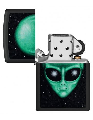 Brichetă Zippo 46708 Alien Cannabis Leaf