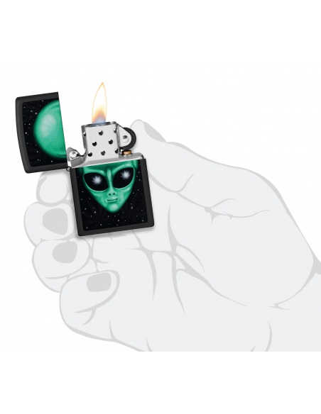 Brichetă Zippo 46708 Alien Cannabis Leaf