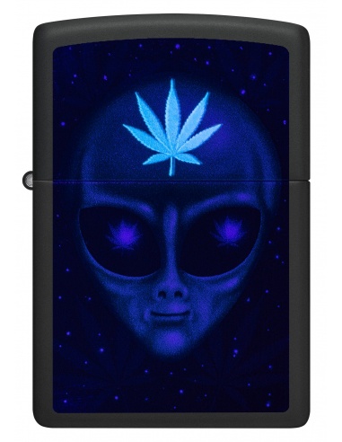 Brichetă Zippo 46708 Alien Cannabis Leaf