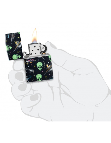 Brichetă Zippo 46561 Alien Extra-Terrestrial