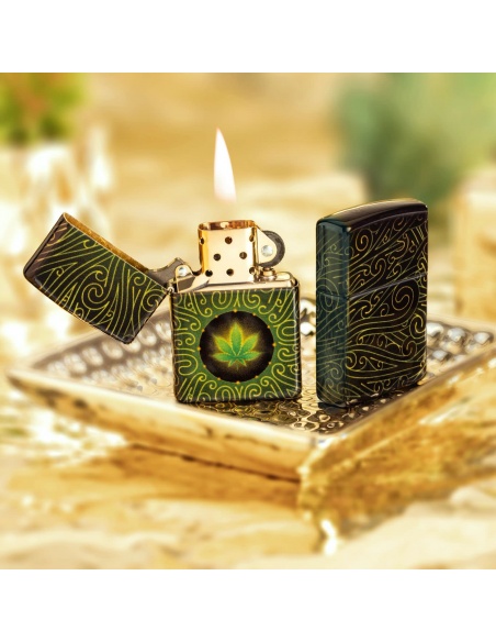 Brichetă Zippo 46276 Cannabis Leaf