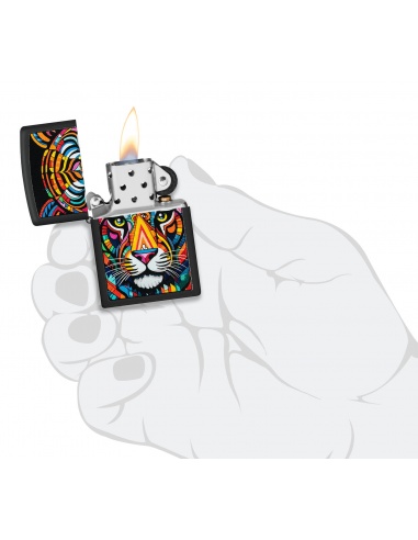Brichetă Zippo 46235 Abstract Tiger
