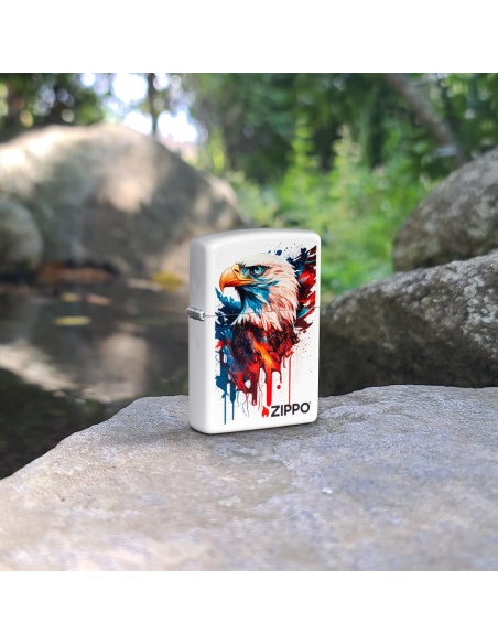 Brichetă Zippo 46692 Patriotic Painted Eagle
