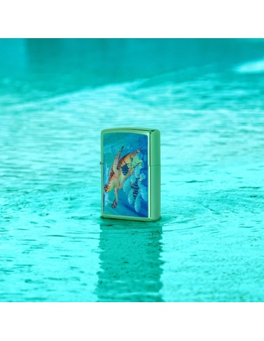 Brichetă Zippo 46589 Guy Harvey Sea Turtle and Fish