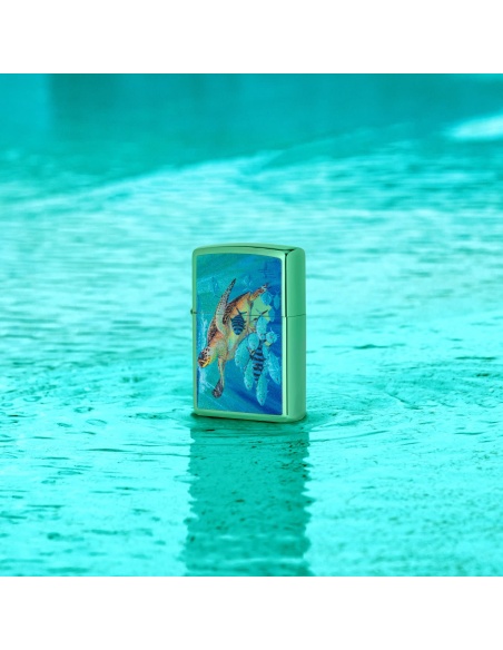 Brichetă Zippo 46589 Guy Harvey Sea Turtle and Fish
