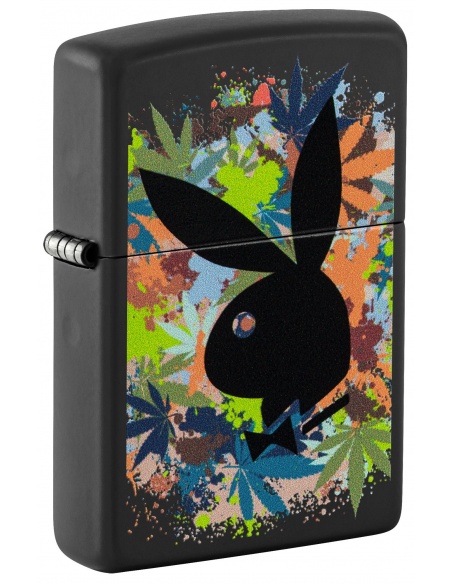 Brichetă Zippo 46222 Playboy Bunny Logo and Cannabis Leaf