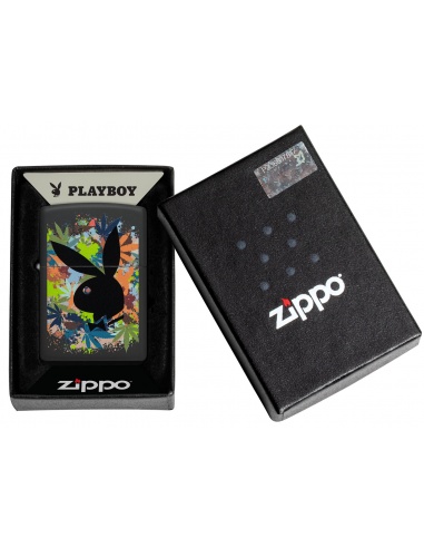 Brichetă Zippo 46222 Playboy Bunny Logo and Cannabis Leaf