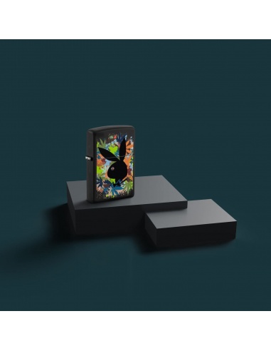 Brichetă Zippo 46222 Playboy Bunny Logo and Cannabis Leaf