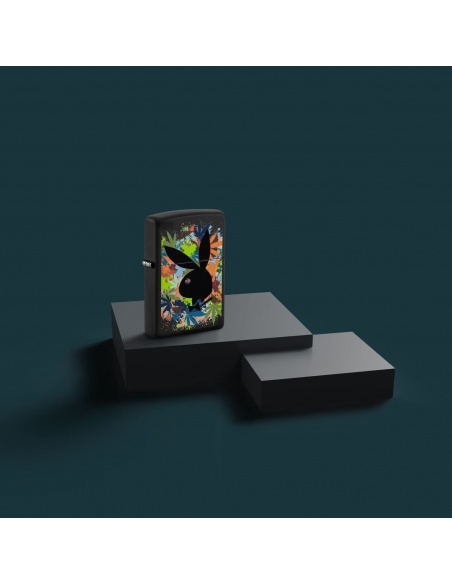 Brichetă Zippo 46222 Playboy Bunny Logo and Cannabis Leaf