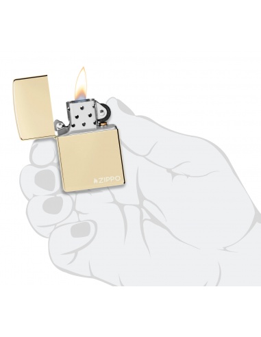 Brichetă Zippo 46682ZL High Polish Champagne with Zippo Logo