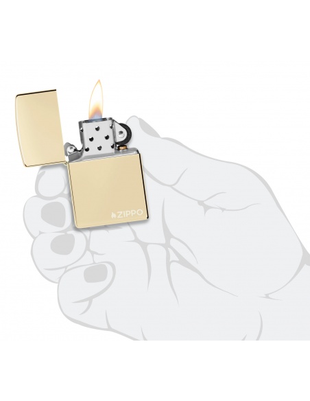 Brichetă Zippo 46682ZL High Polish Champagne with Zippo Logo