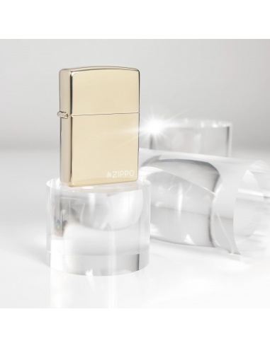 Brichetă Zippo 46682ZL High Polish Champagne with Zippo Logo