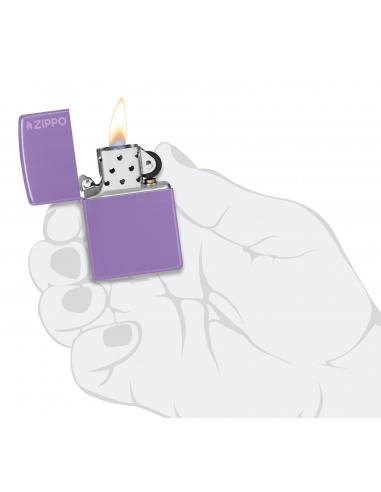 Brichetă Zippo 46681ZL Smoky Lavender with Zippo Logo